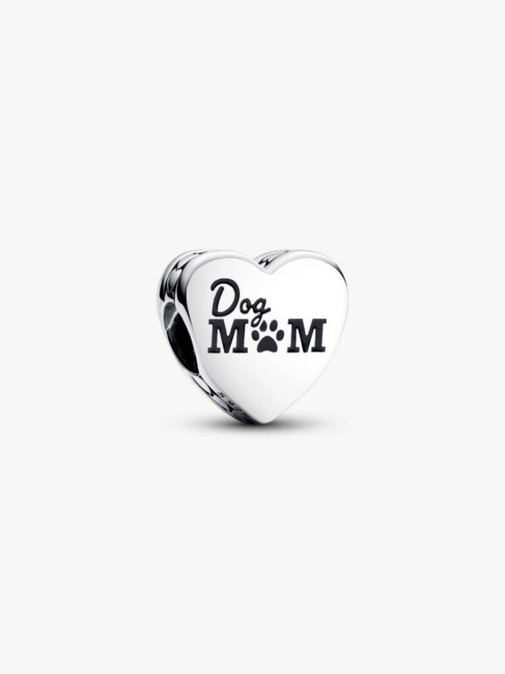 PandoraEngravable Dog Mom Heart Charm